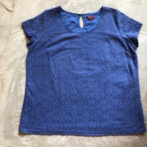 🐩 🌹Lace short sleeves cotton blouse